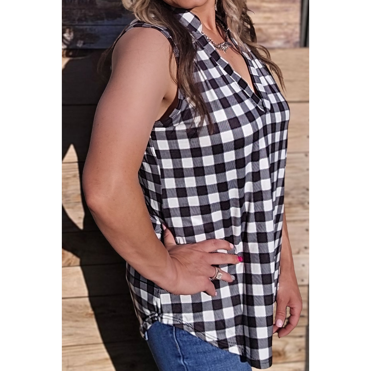 Plaid My Love Top