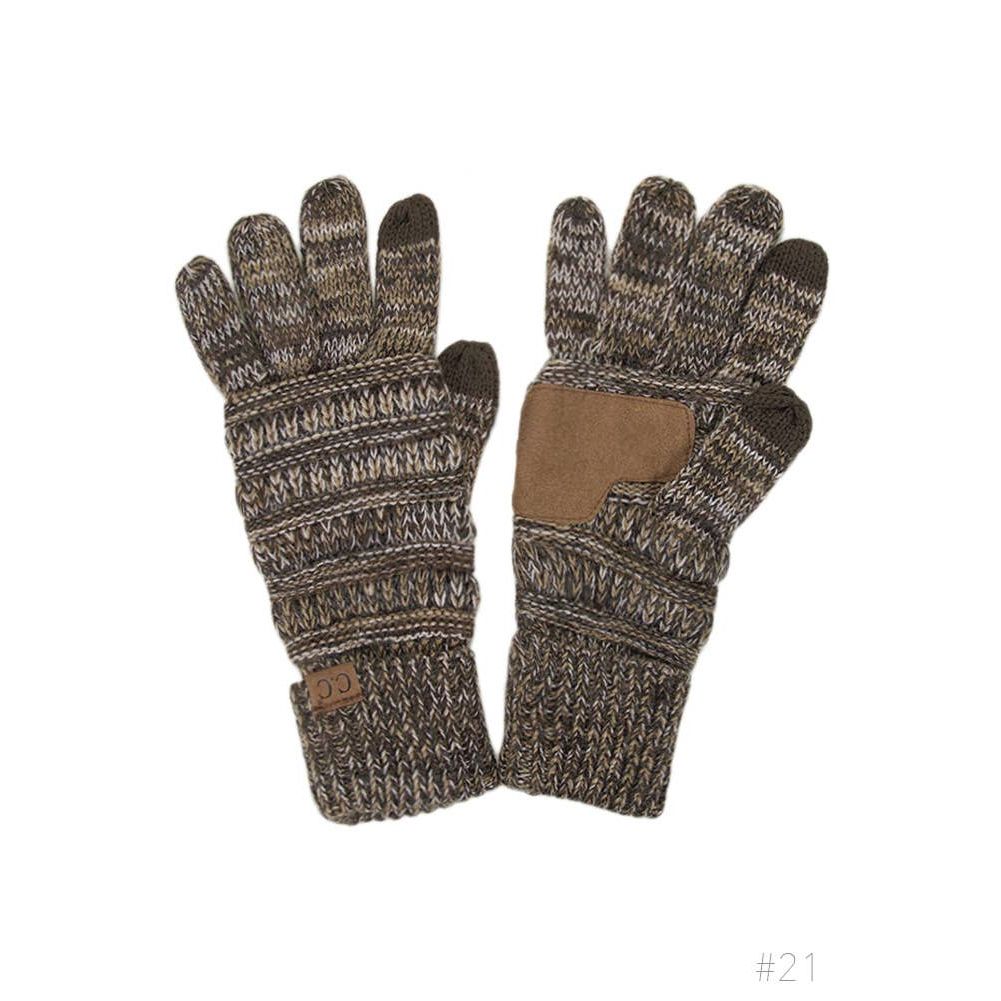 C.C Four Tone Touch Screen Compatible Gloves