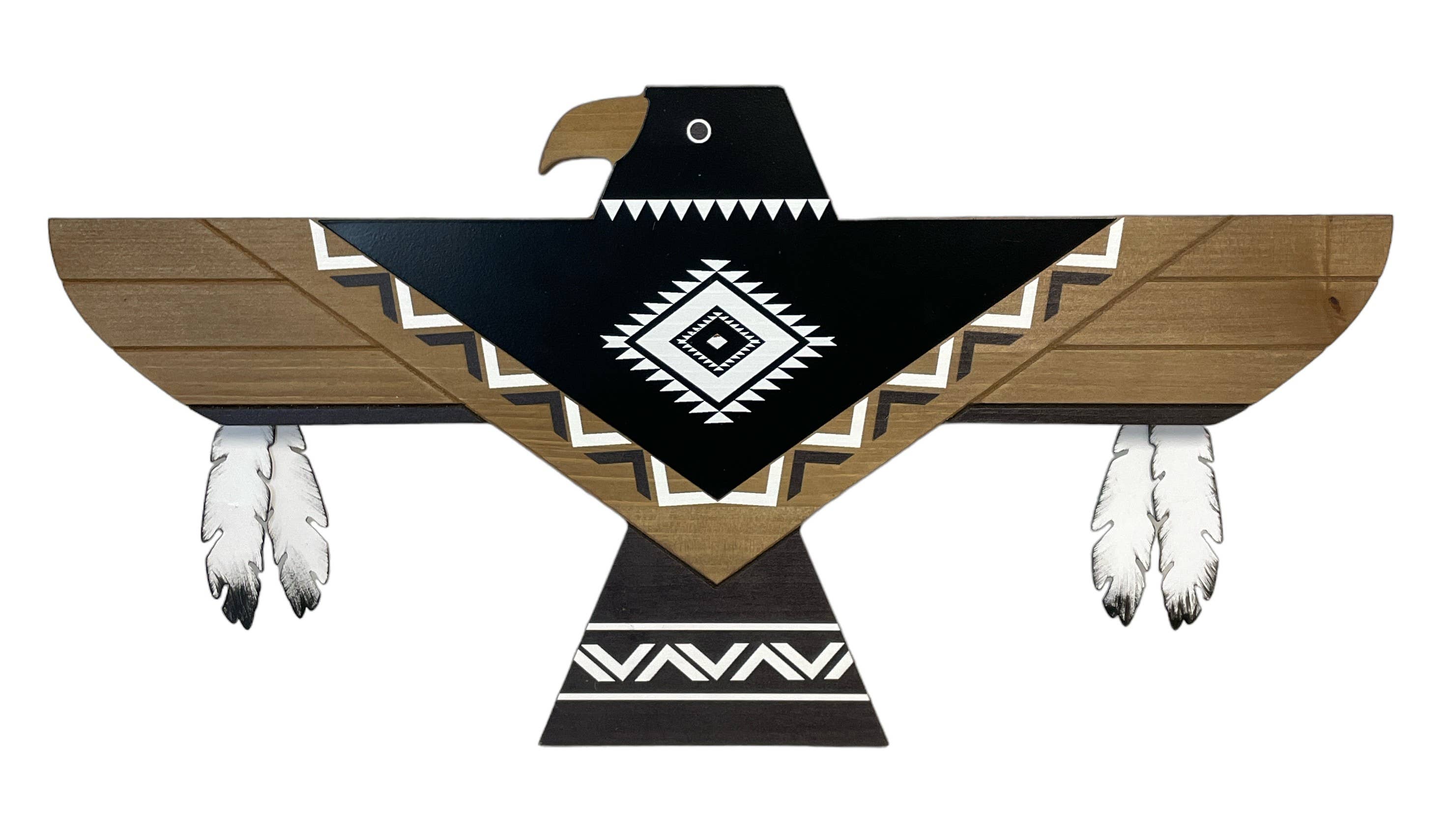 Tribal Eagle Bird Southwestern Geometric Hanging Wall Décor