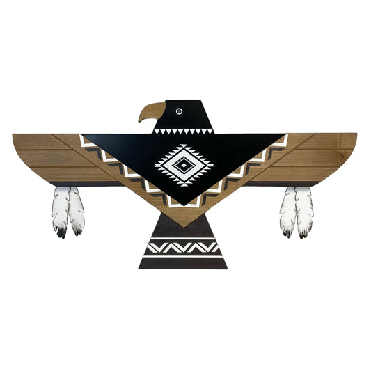 Tribal Eagle Bird Southwestern Geometric Hanging Wall Décor