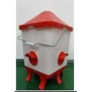 TBL No Mess Wasteless 4 Leg Collapsible Feeder