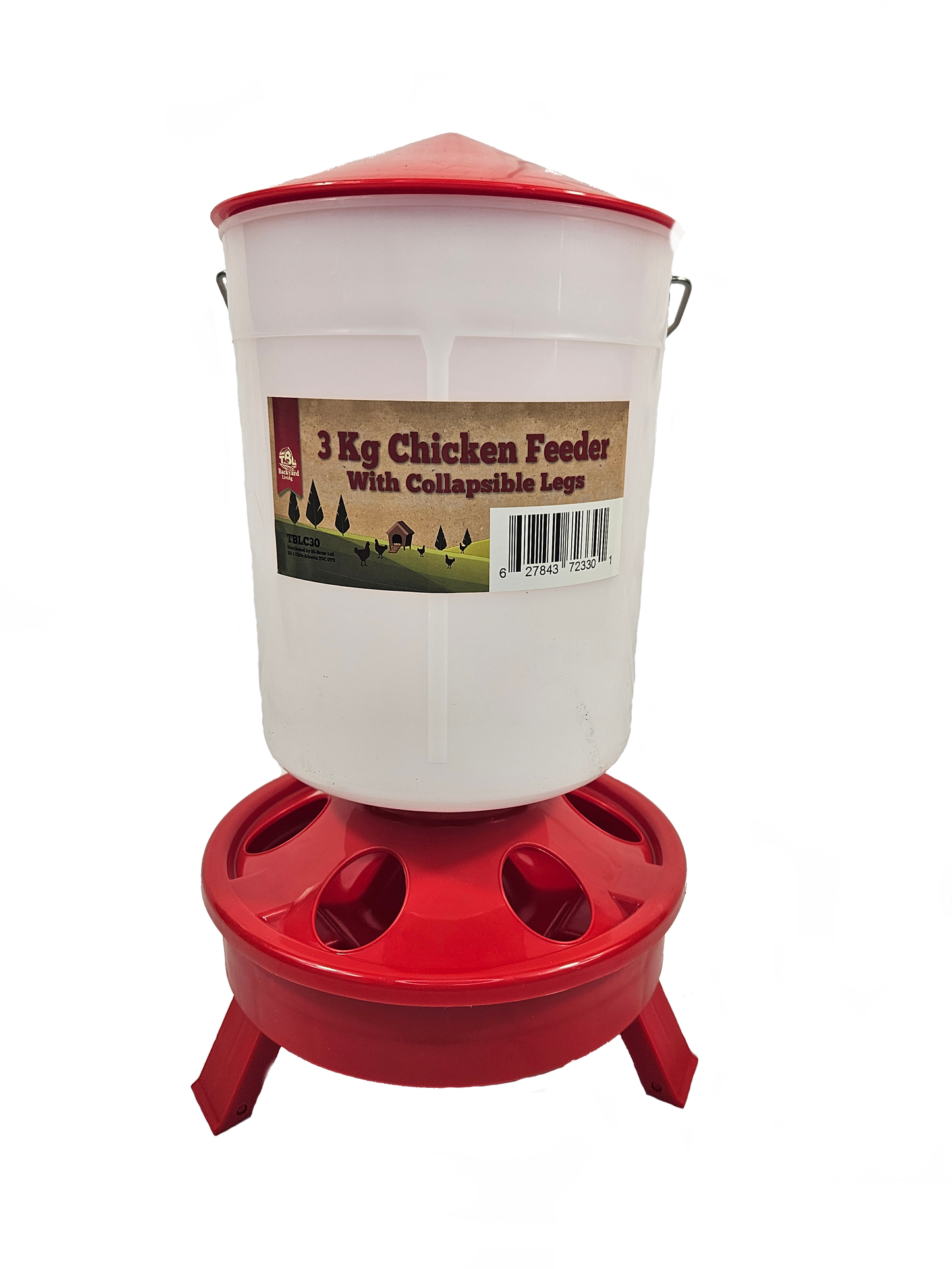 TBL Plastic Chicken Feeder w/ Legs TBL