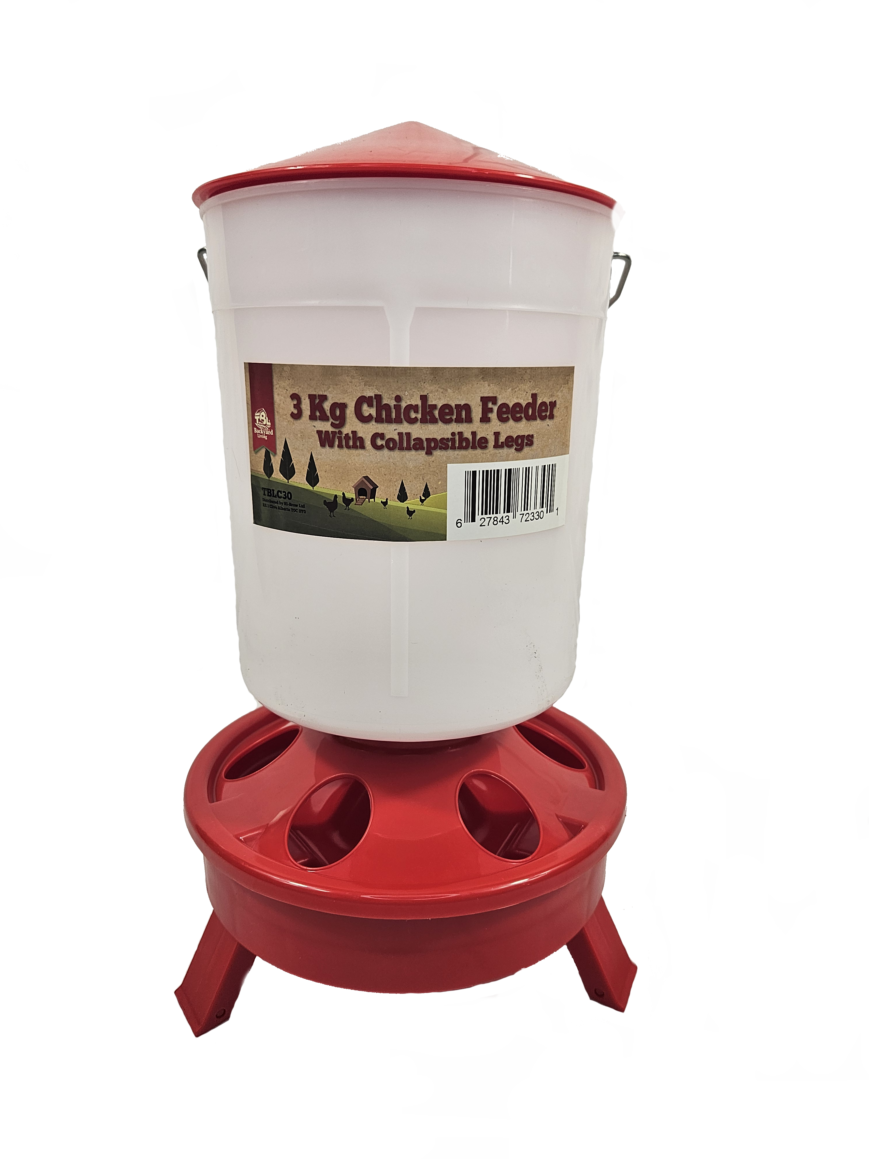 TBL Plastic Chicken Feeder w/ Legs TBL