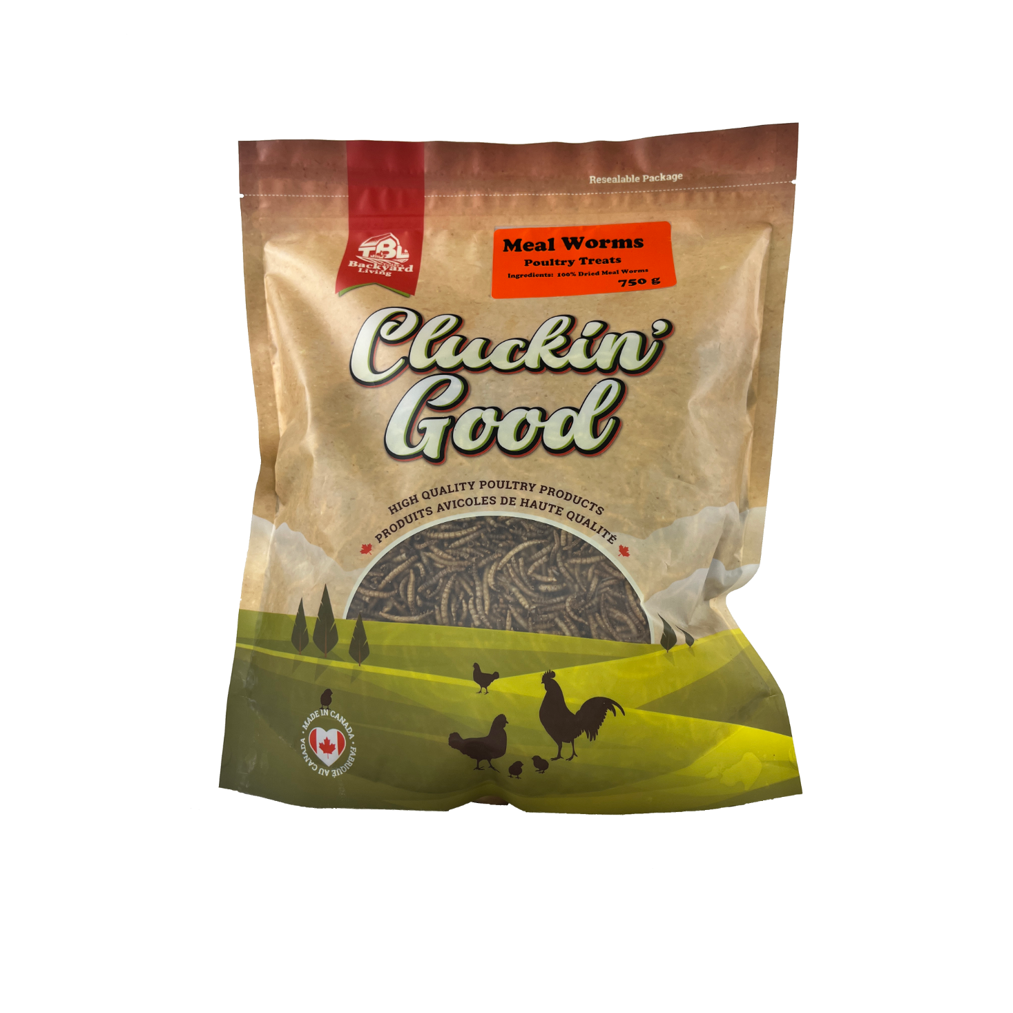 Cluckin Good Mealworms 750G