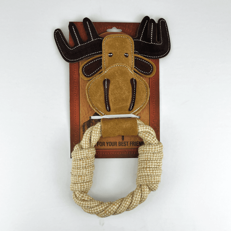 Farmer Brown Leather Dog Toys