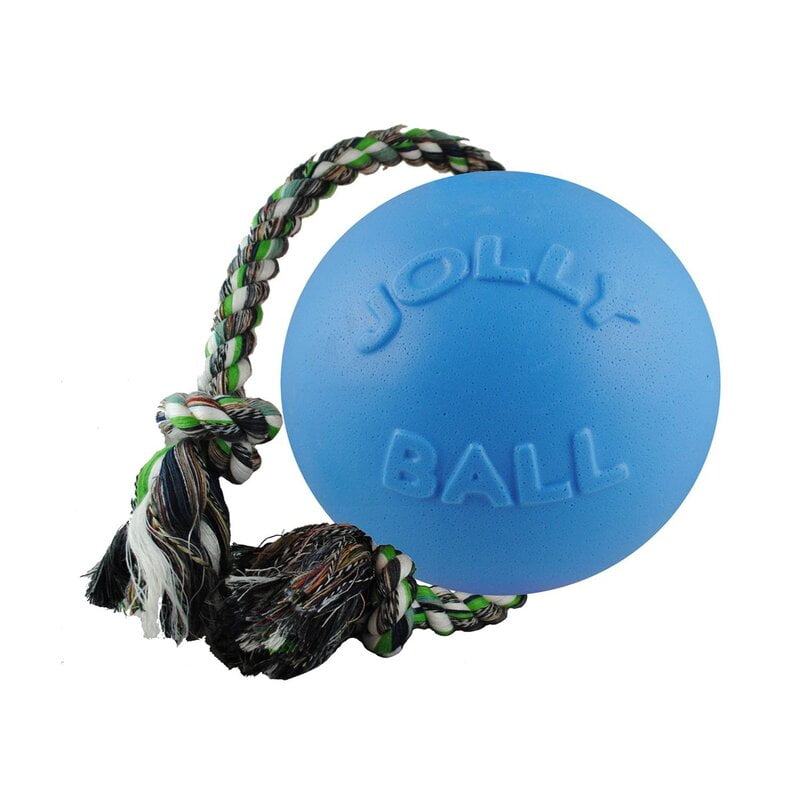Jolly Ball Romp n Roll 8” w/Rope