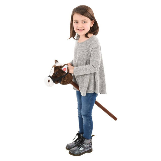 30" BROWN STICK HORSE