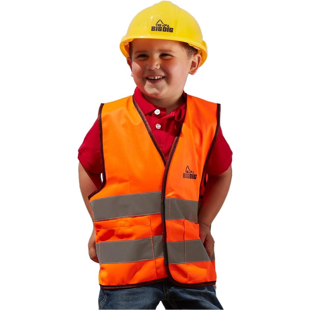 The Big Dig - Construction Vest & Helmet