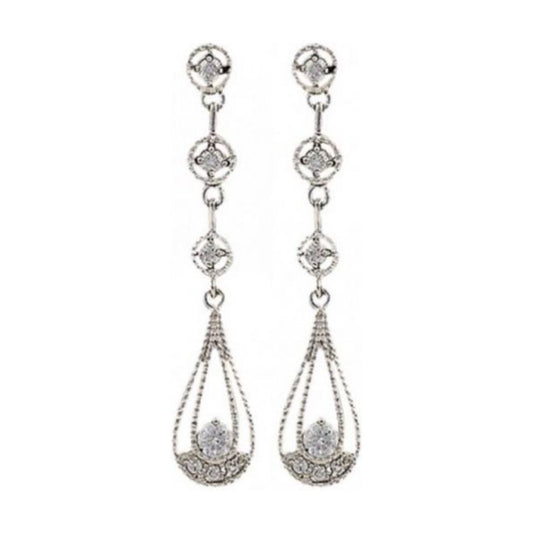 Star Lights Three Tiered Raindrop Earrings