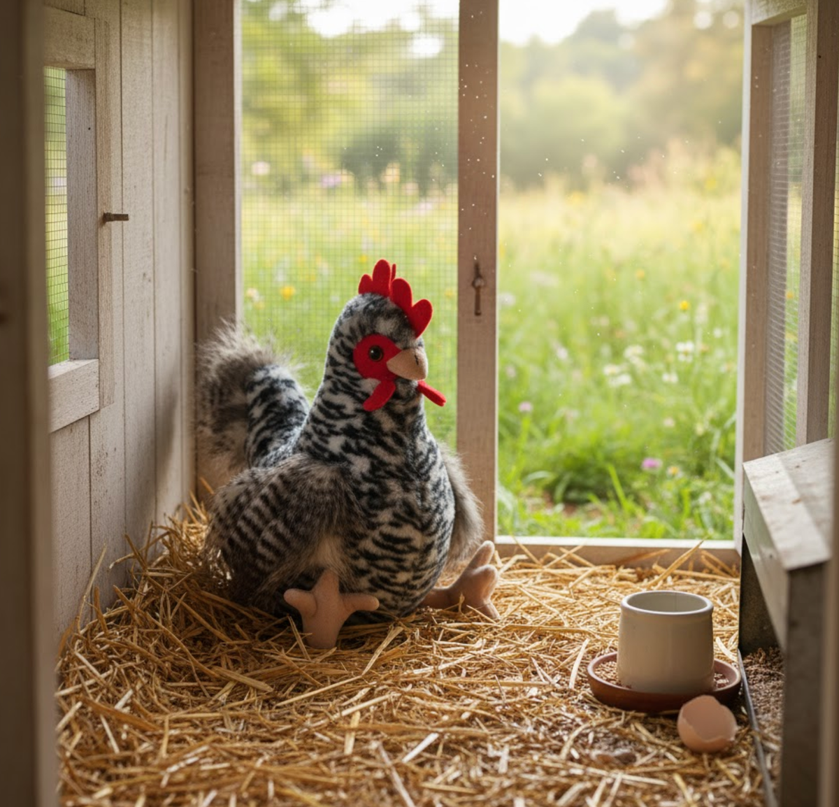 Wild Onez Barred Rock Chicken 12" (30cm)