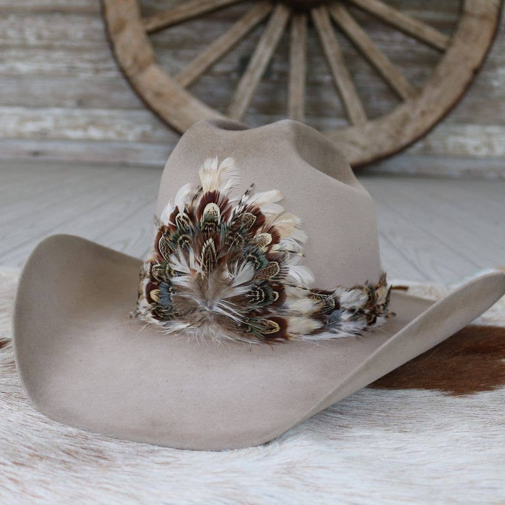 Willow Lane Hat Co. - Western Feather Hat Band - Avalon