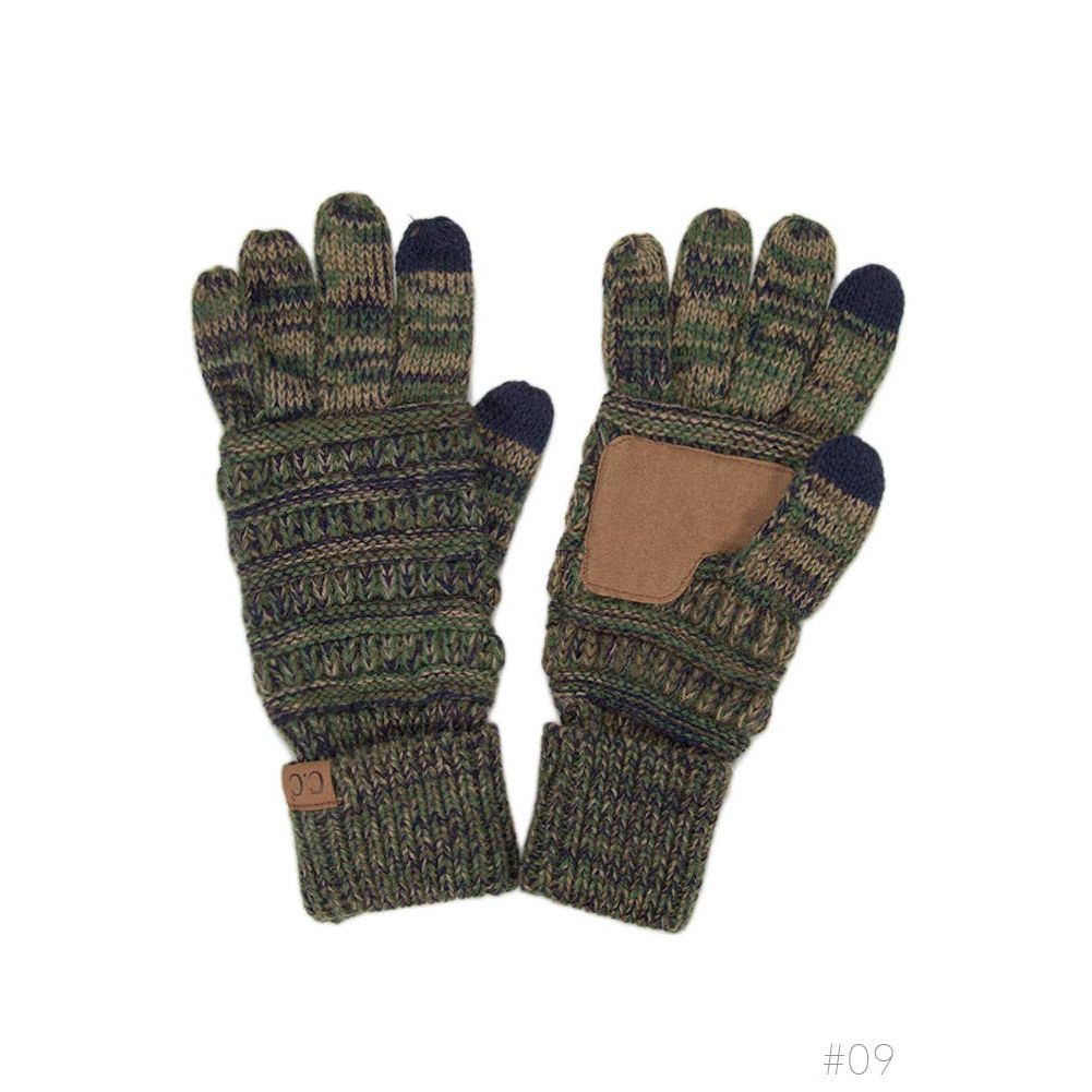 C.C Four Tone Touch Screen Compatible Gloves