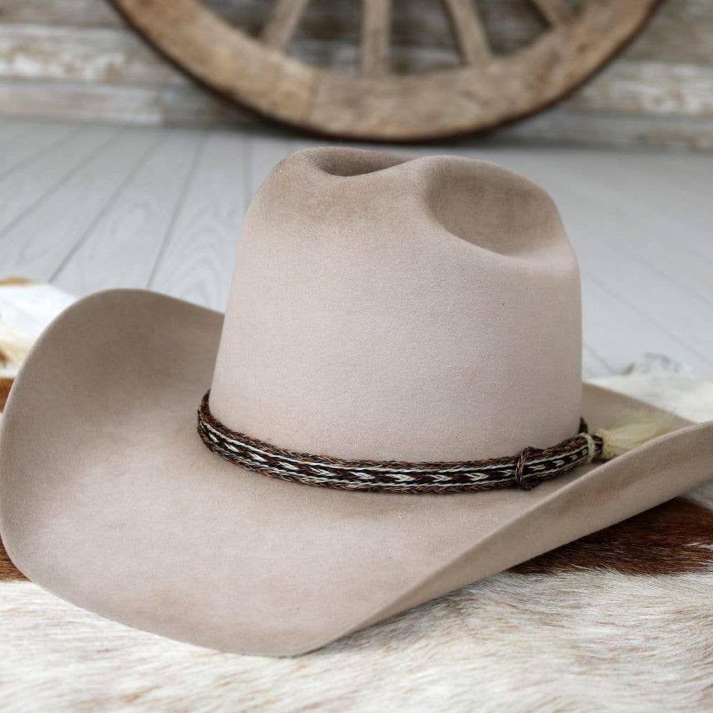 Willow Lane Hat Co. - Horsehair Braided Single Tassel Hat Band - Paint