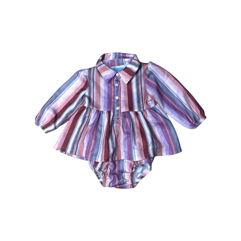 Baby Infant Romper Dress, Cowgirl Aztec