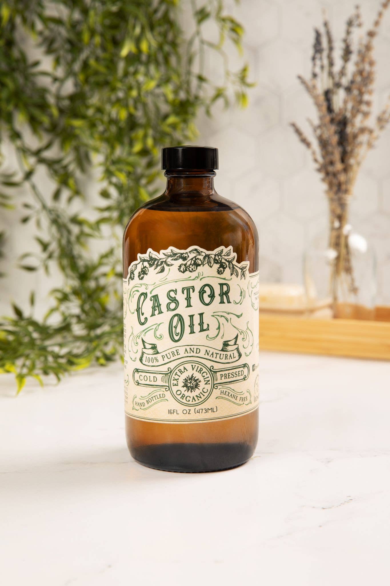 Organic Cold Pressed Castor Oil Hexane Free