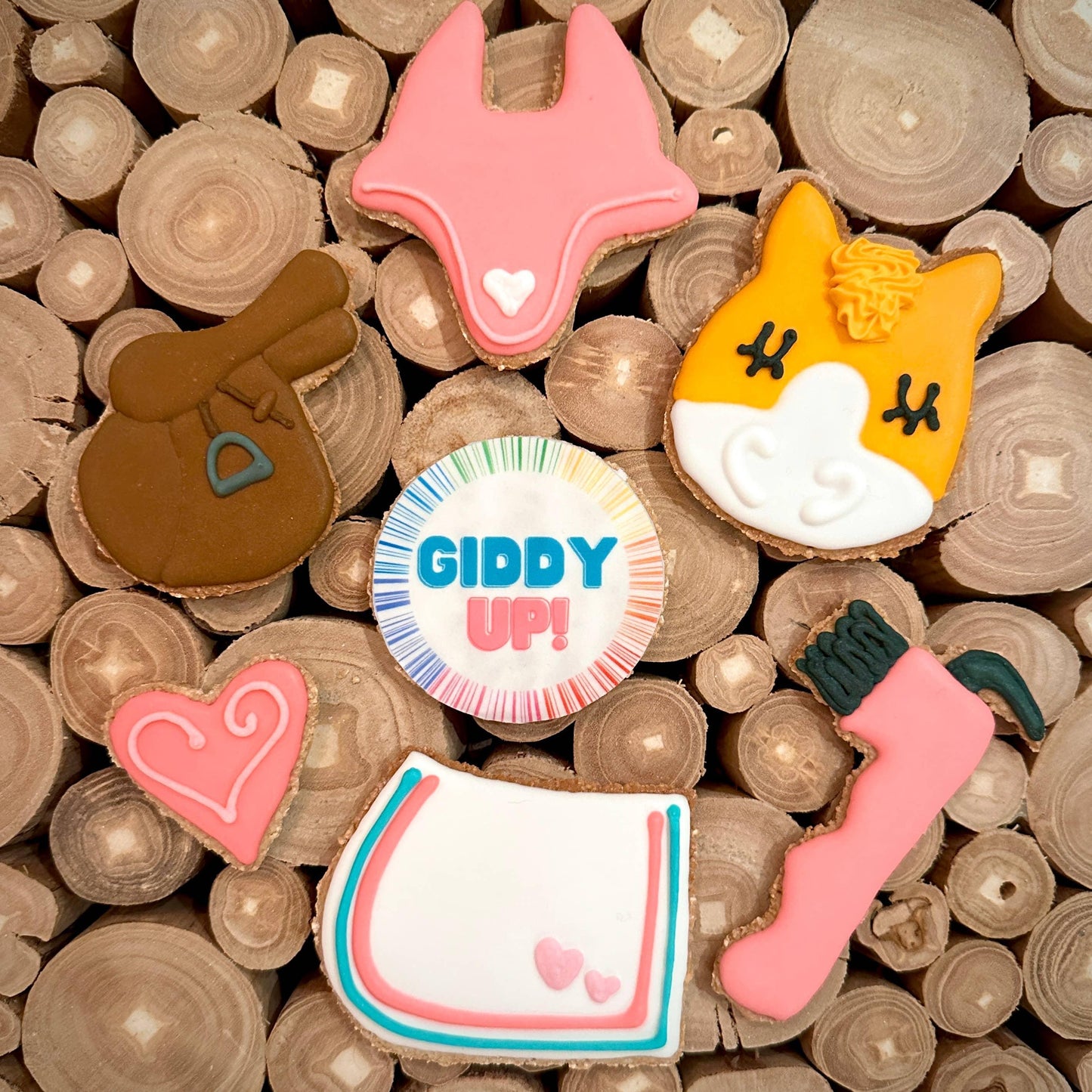 The Blissful Equestrian - Pony Pals Set Horse Cookie 6 pack