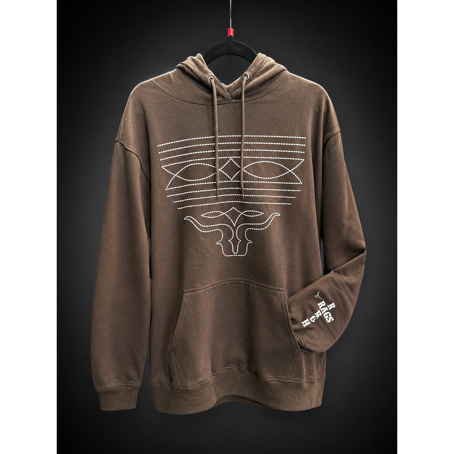 RanchRag's Longhorn Stitch Hoodie