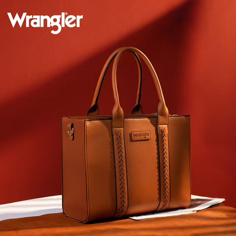 Wrangler Casual Whipstitch Crossbody Tote Bags