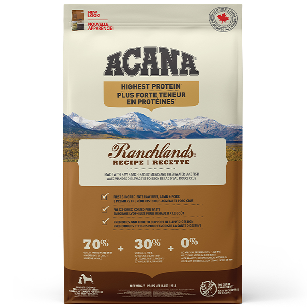 Acana Ranchlands Dog Food 11.4kg