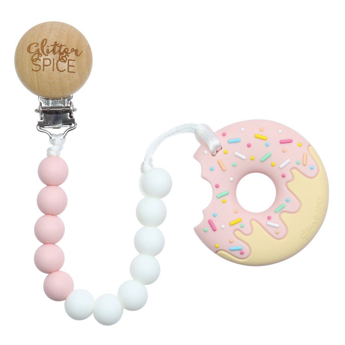 Glitter & Spice - Donut Teether Strawberry