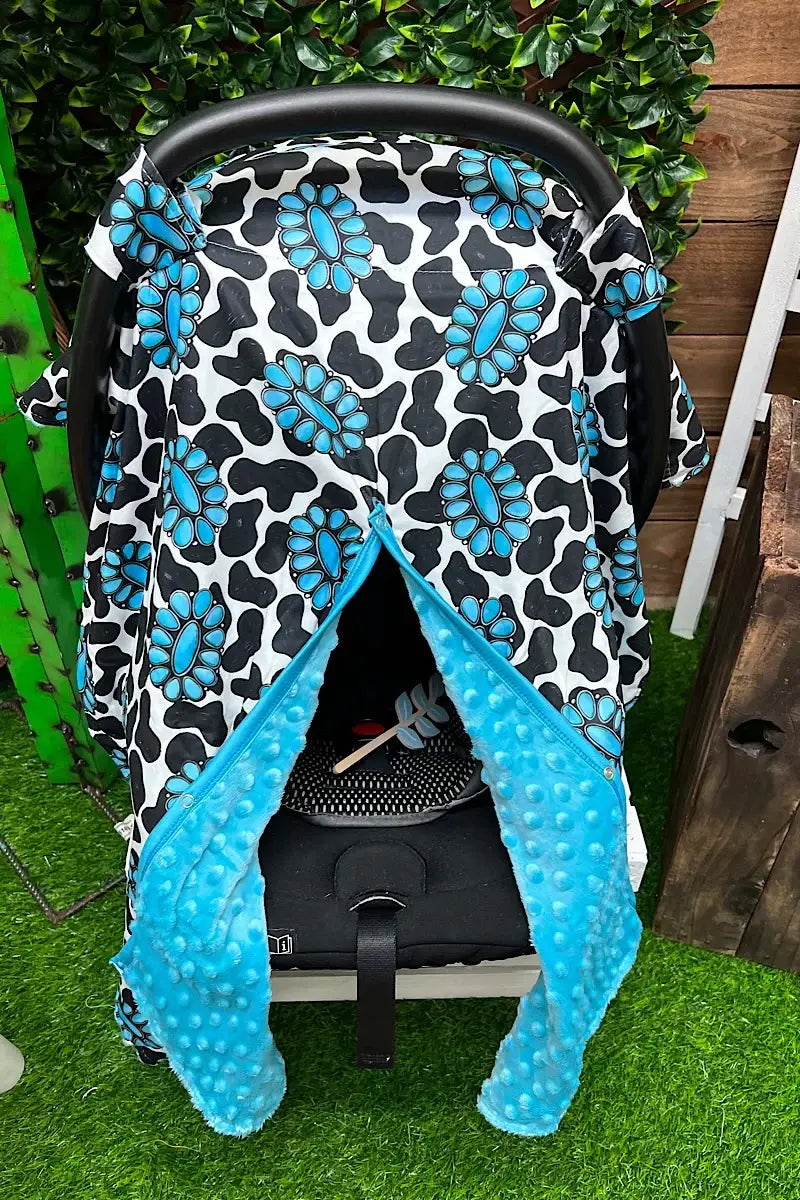 CONCHO & COW SPOTTED CAR SEAT COVER. ZYTG25153012