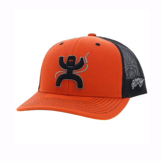 Hooey - Arc Orange & Black Snap Back Men’s Ball Cap 2221T-ORBK