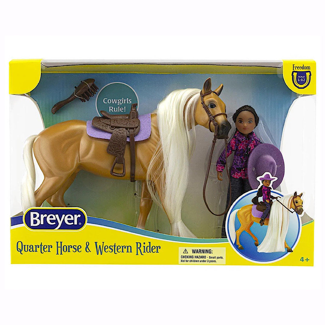 Breyer -  Quarter Horse & Western Rider 61146