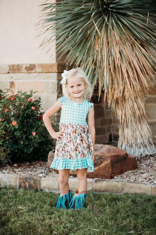 Desert Dasher Plaid Dress