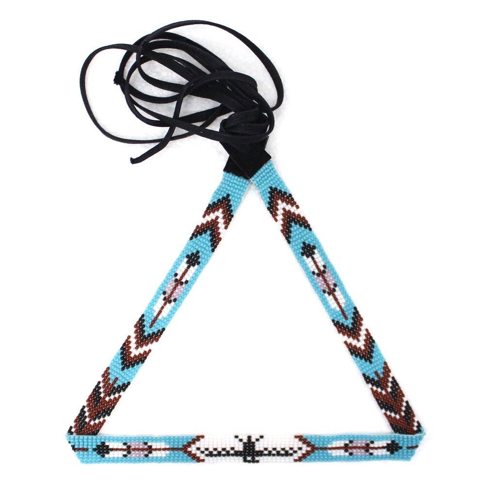 Heritage-Inspired Thunderbird Beadwork in a Sleek 0.5 Inch Design