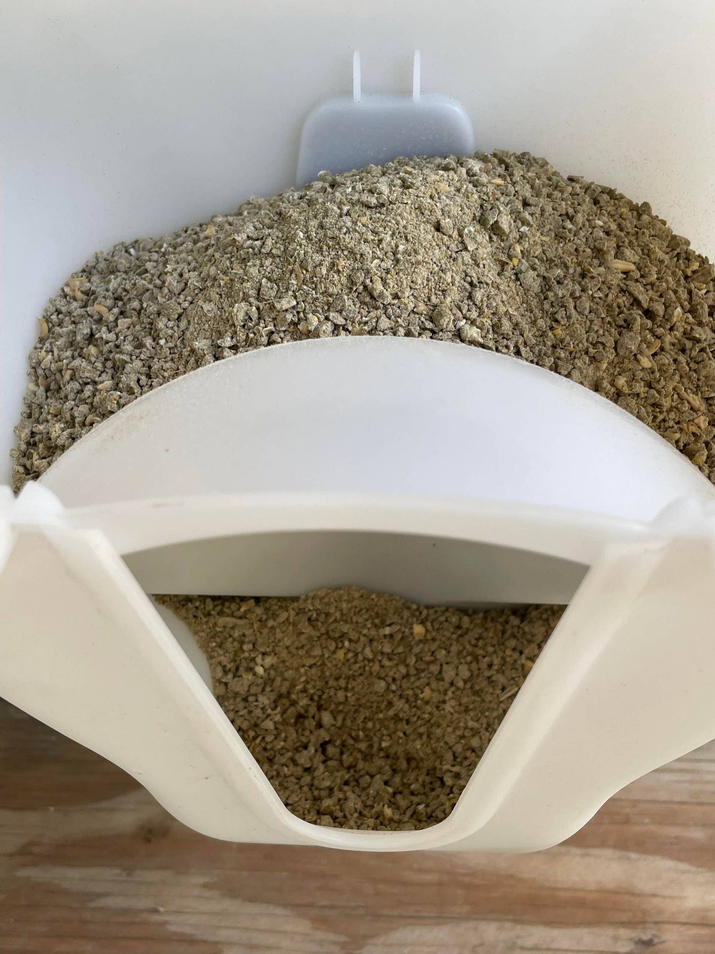 Chicken VFeedr No Waste Hanging Poultry Feeder 5-lbs