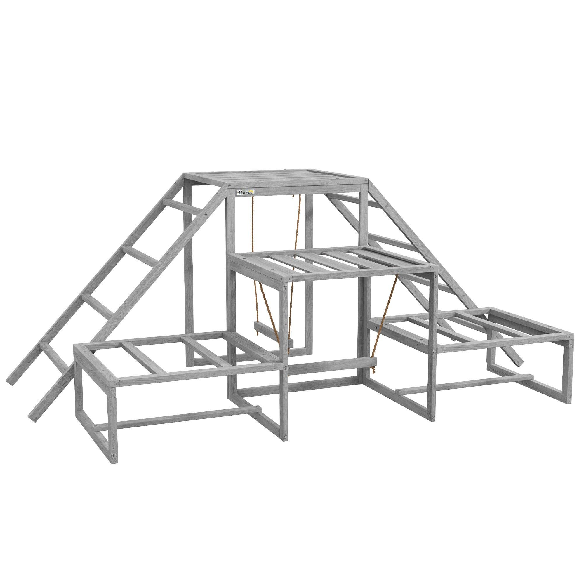 Chicken Swing & Perch Toy Set with Ladder and Platforms