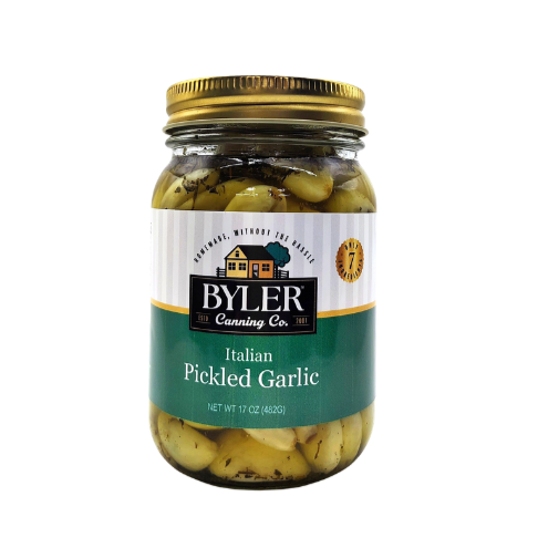 Byler's Italian Pickled Garlic, 16 Oz