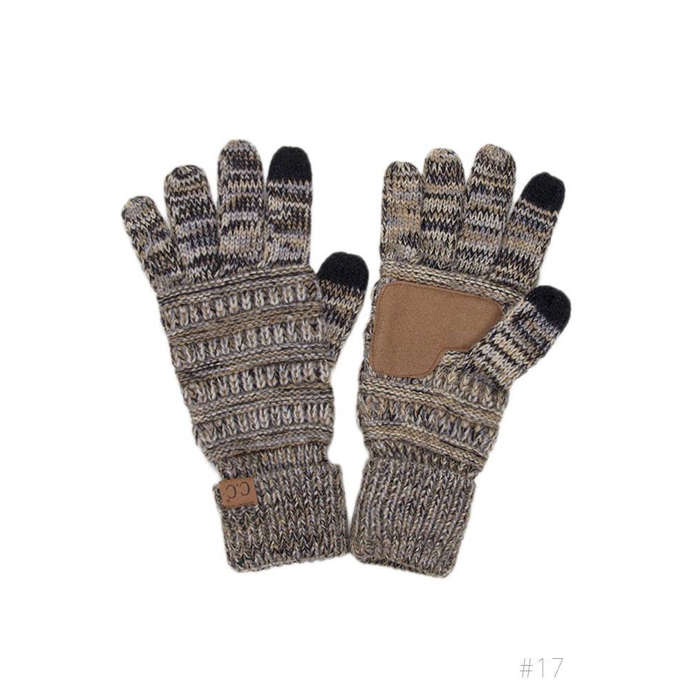 C.C Four Tone Touch Screen Compatible Gloves