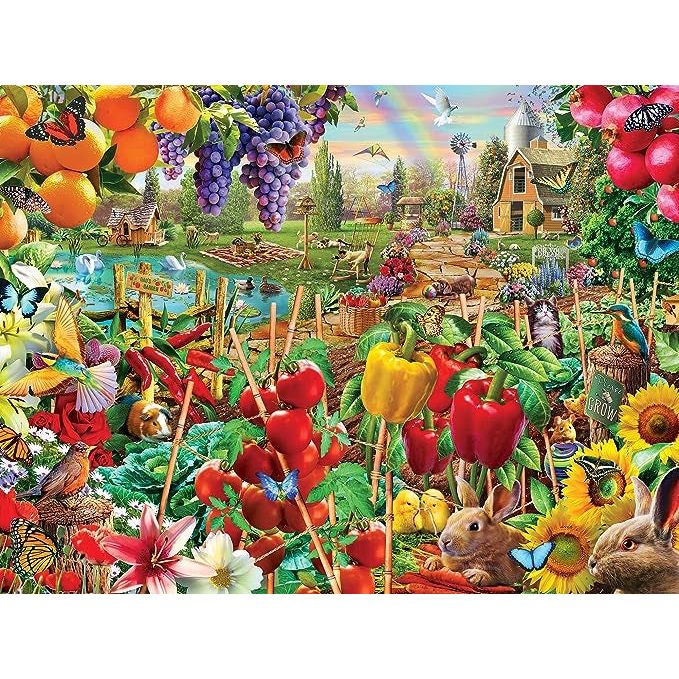 Master Pieces - Adrien  Chersterman Farmer’s Market A Plentiful Season Jigsaw Puzzle 750pc 31995