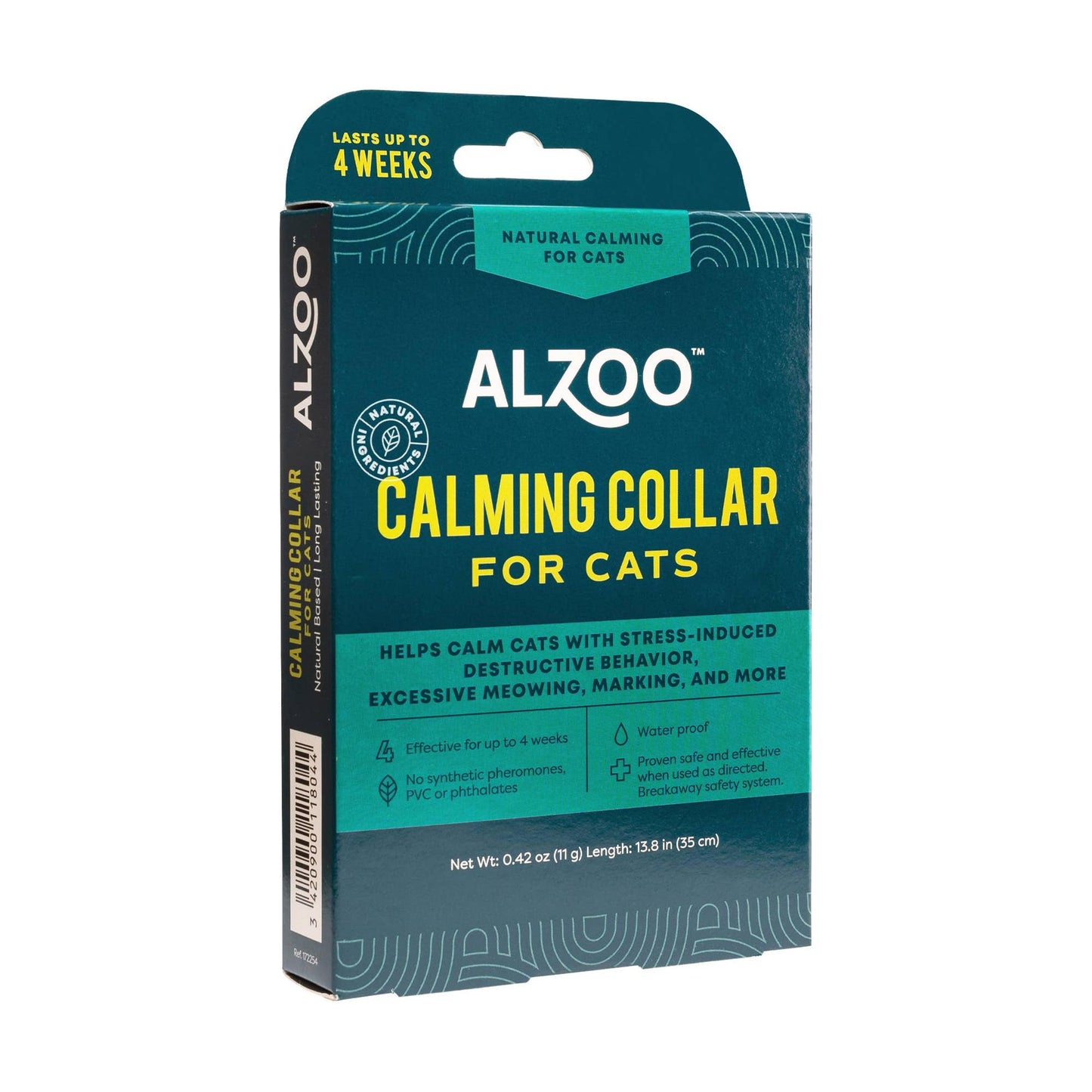 ALZOO - ALZOO Plant-Based Calming Collar for Cats, 30 Days