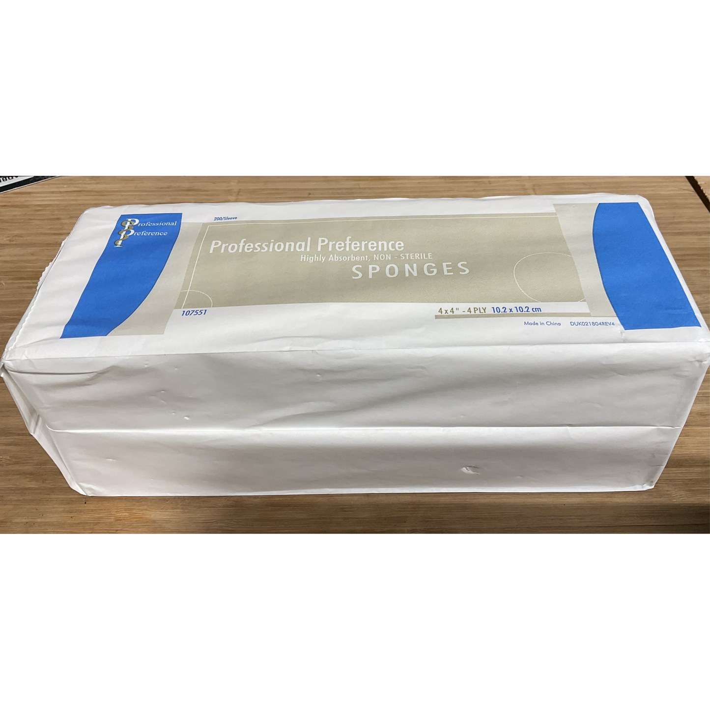 Professional Preference 4x4 Sponges 200 pk