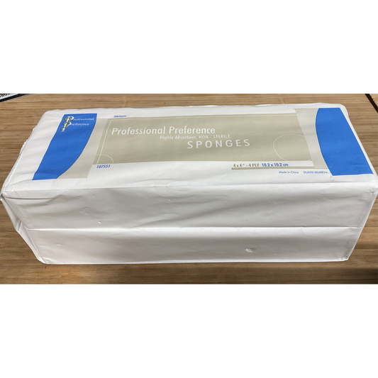 Professional Preference 4x4 Sponges 200 pk
