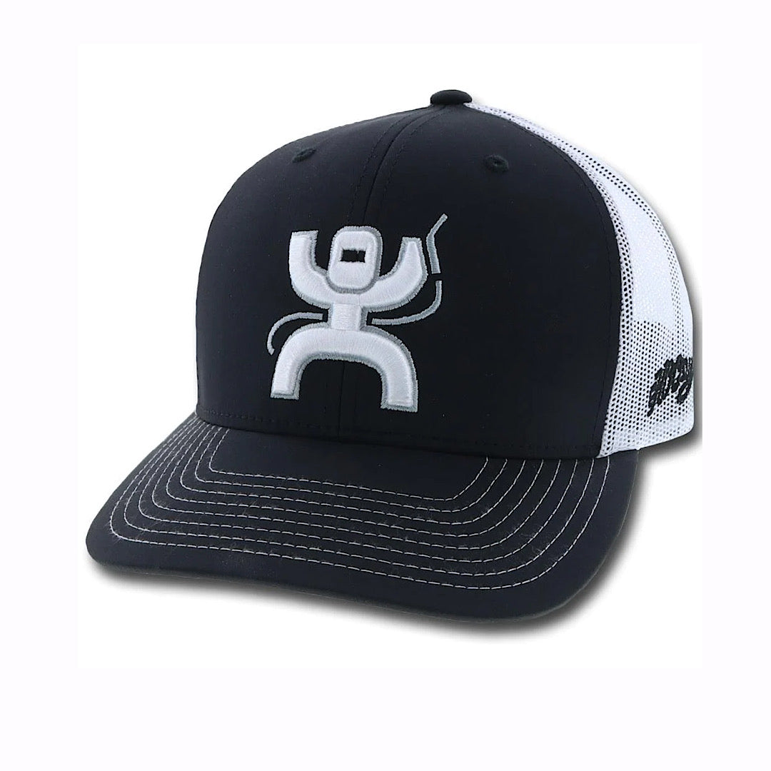 Hooey - Arc Black & White Snap Back Men’s Ball Cap 1862T-BKWH