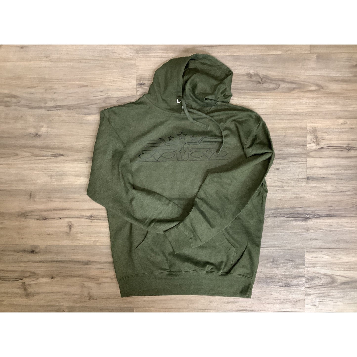 Ranch Rags Boot Stitching Design Hoodie