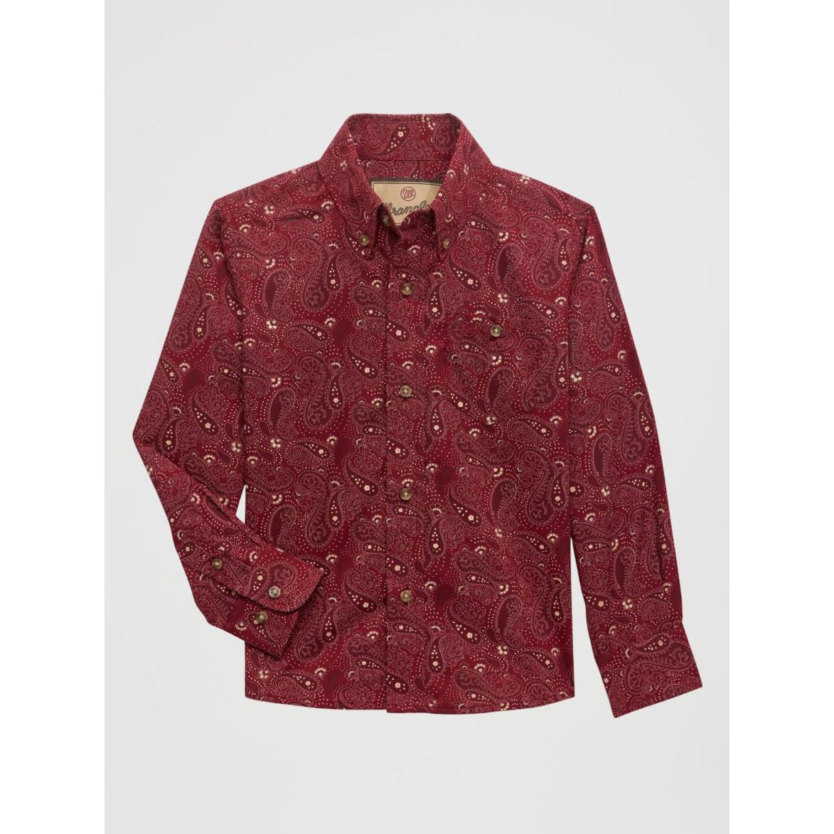 WRANGLER CLASSIC RED PAISELY PRINT - KIDS BOYS SHIRT - 112356520