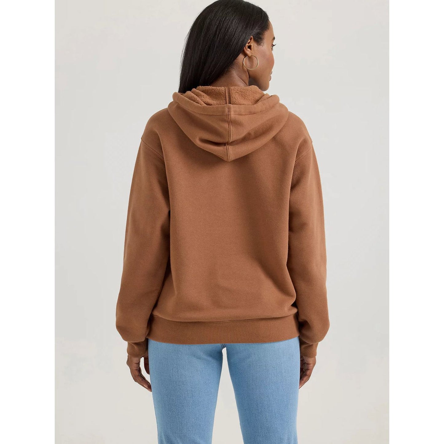 Women's Wrangler Bold Logo Hoodie Brown 112361173 and Red 112371605