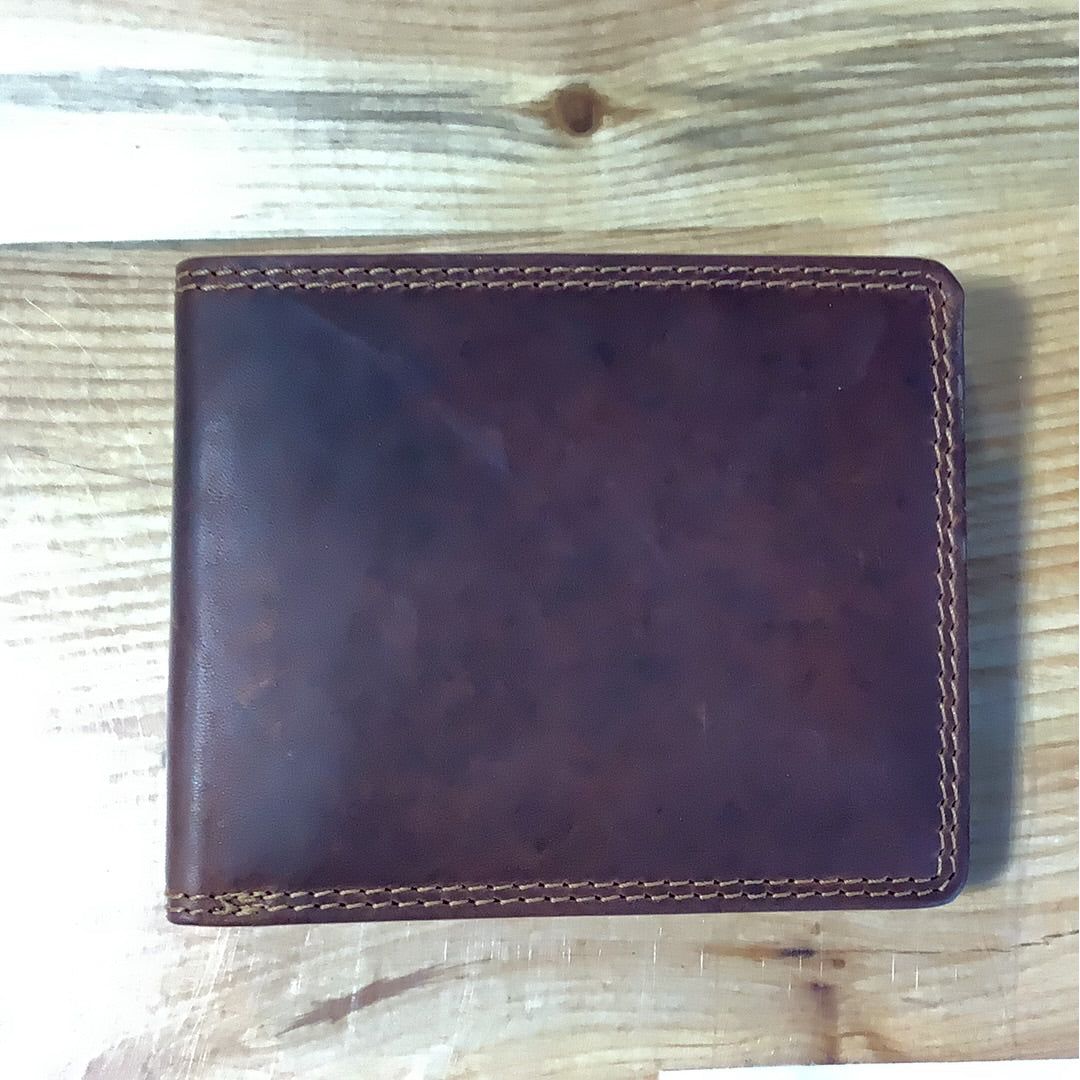 Spaghetti Western Mens Wallet Dark Brown