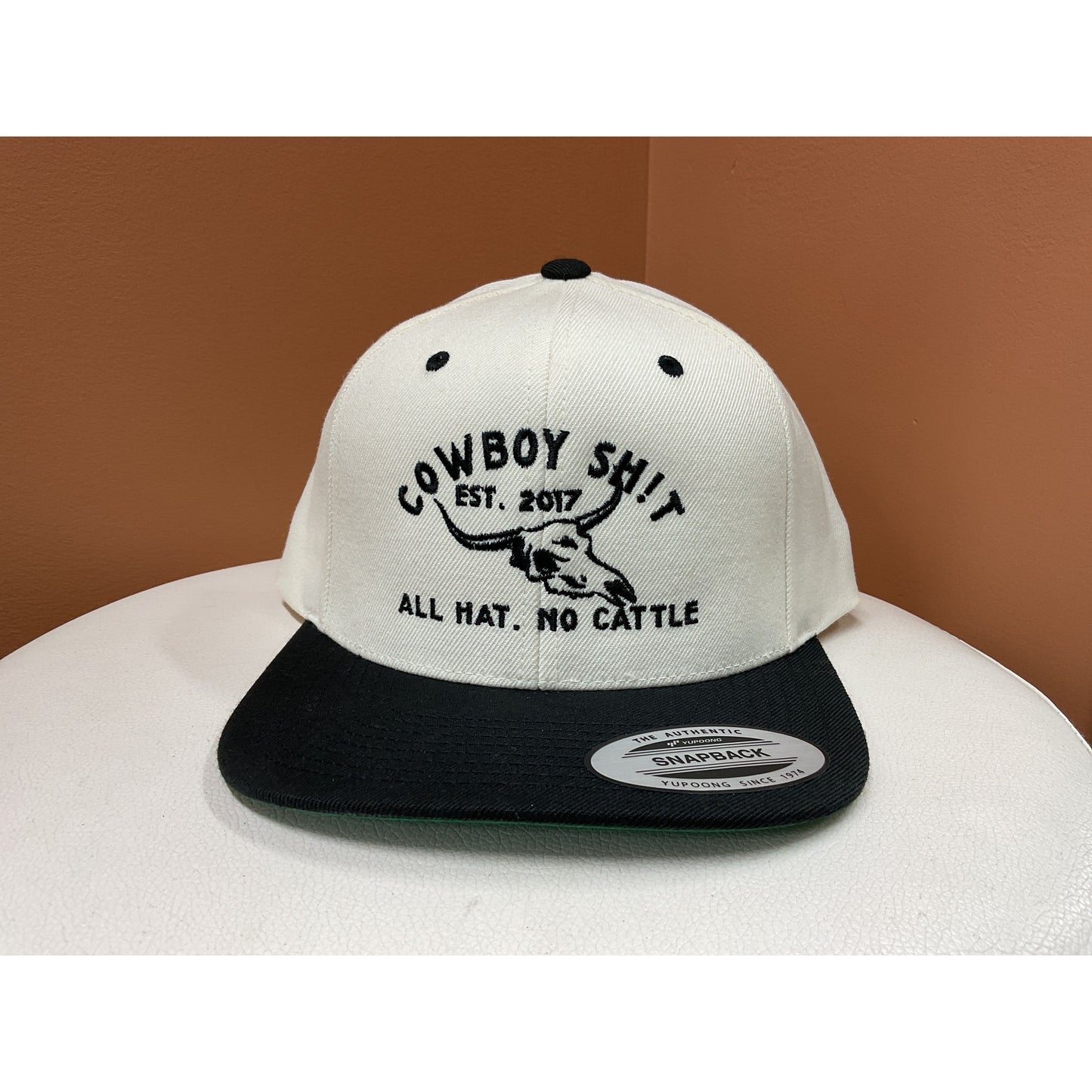 Cowboy Sh*t - Men’s Ball Cap, THE COALDALE, All Natural, Flat Brim, SnapBack 245