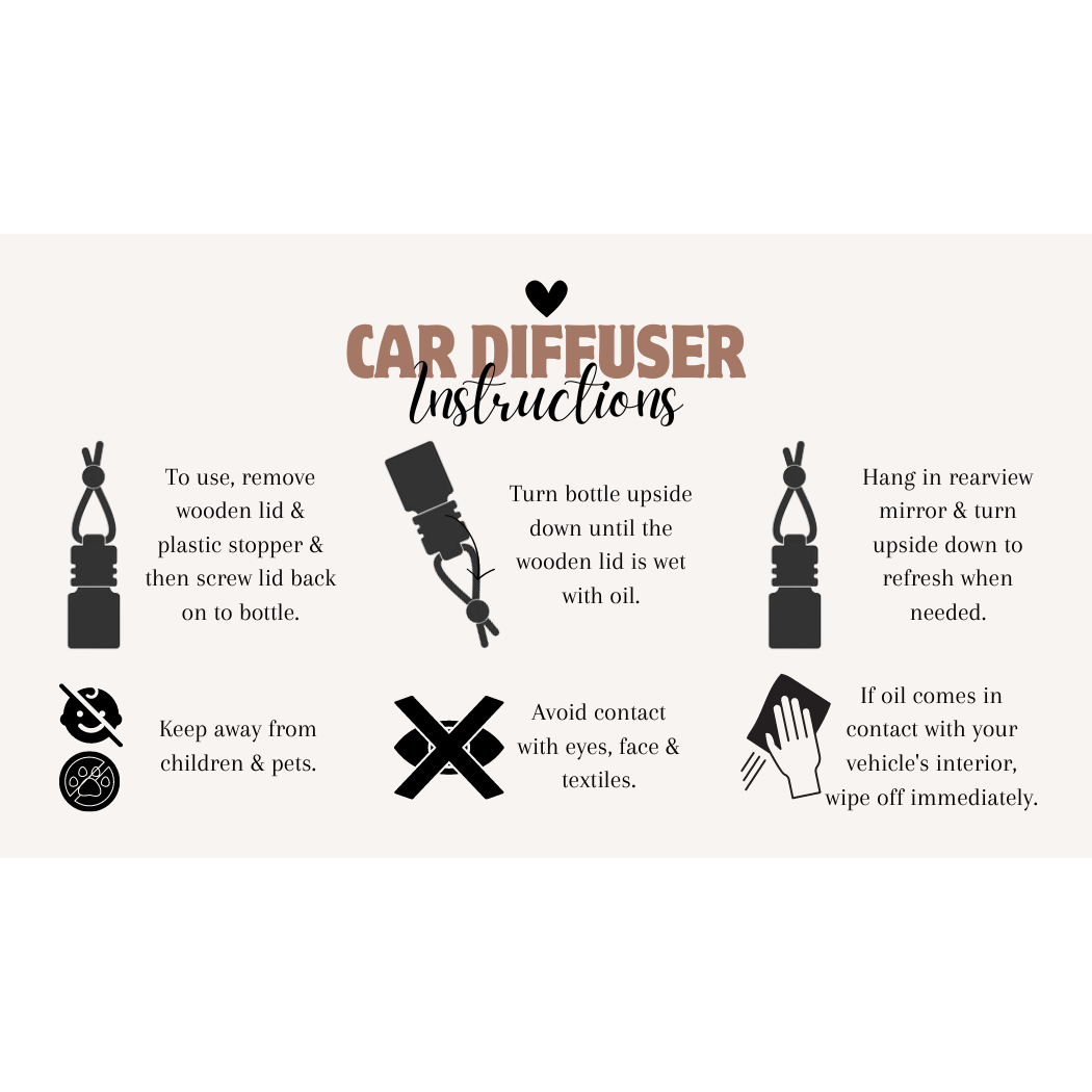 The Prickly Five - Car Freshener Hanging Diffuser