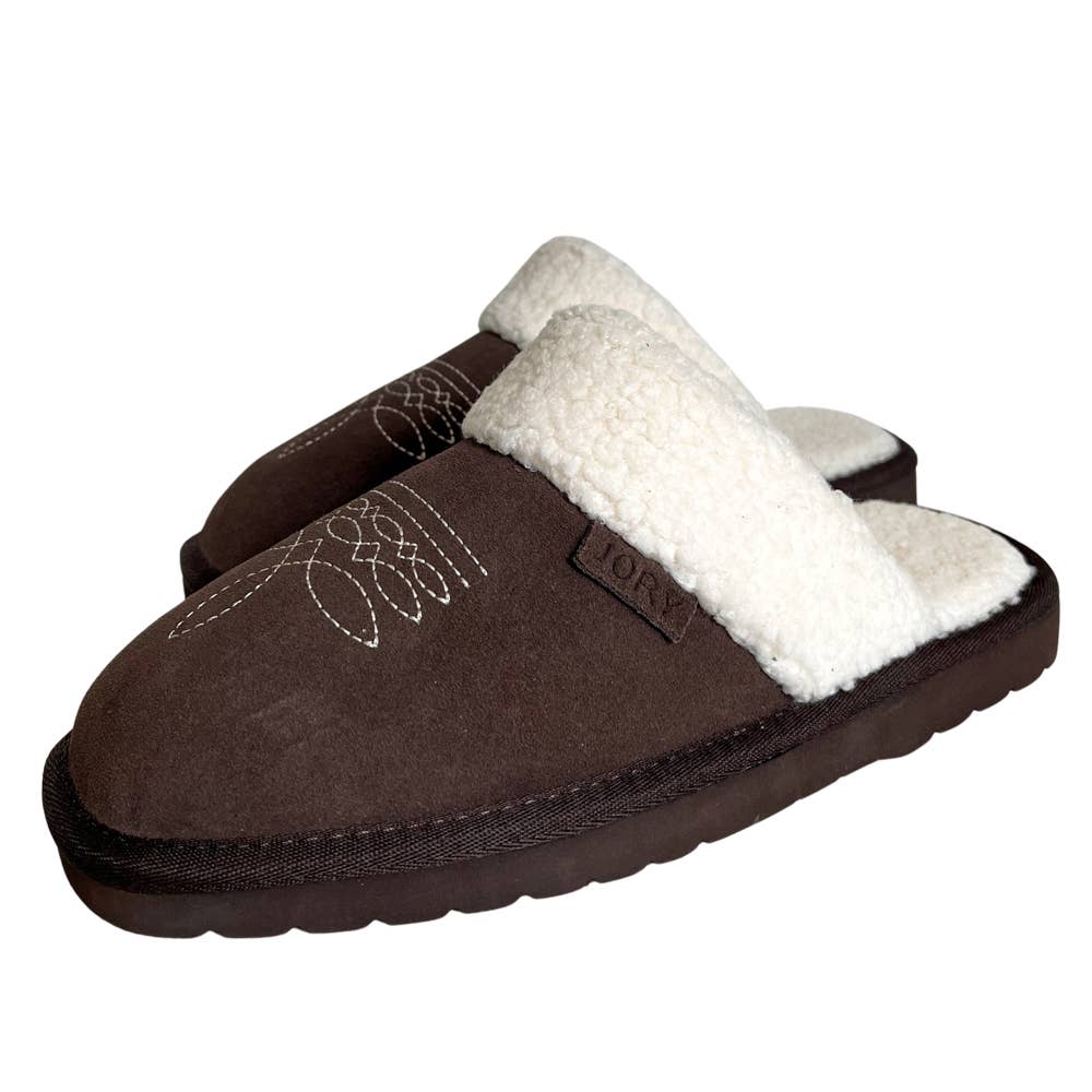 Western Cowgirl Dolly Square Toe Slippers| Grizzly