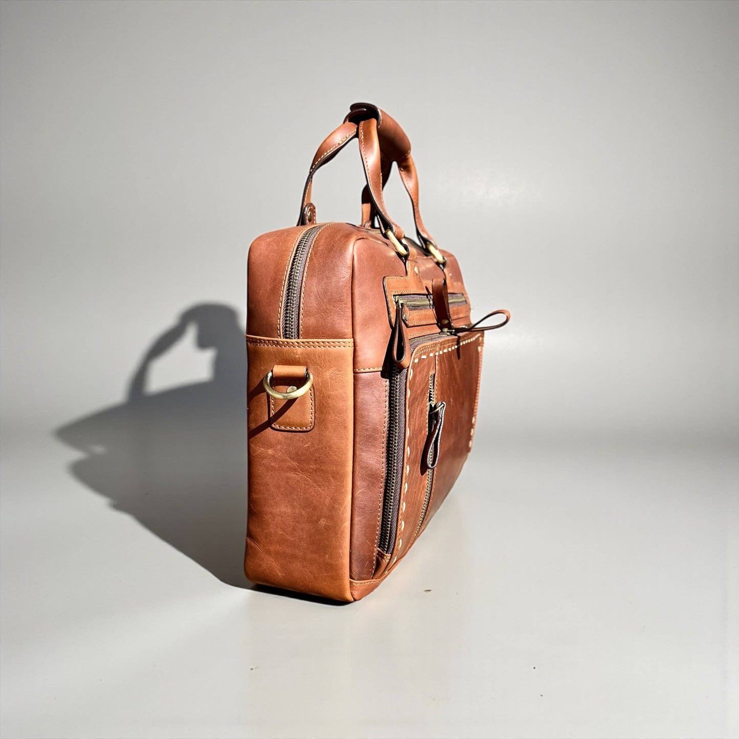 All Leather Briefcase 