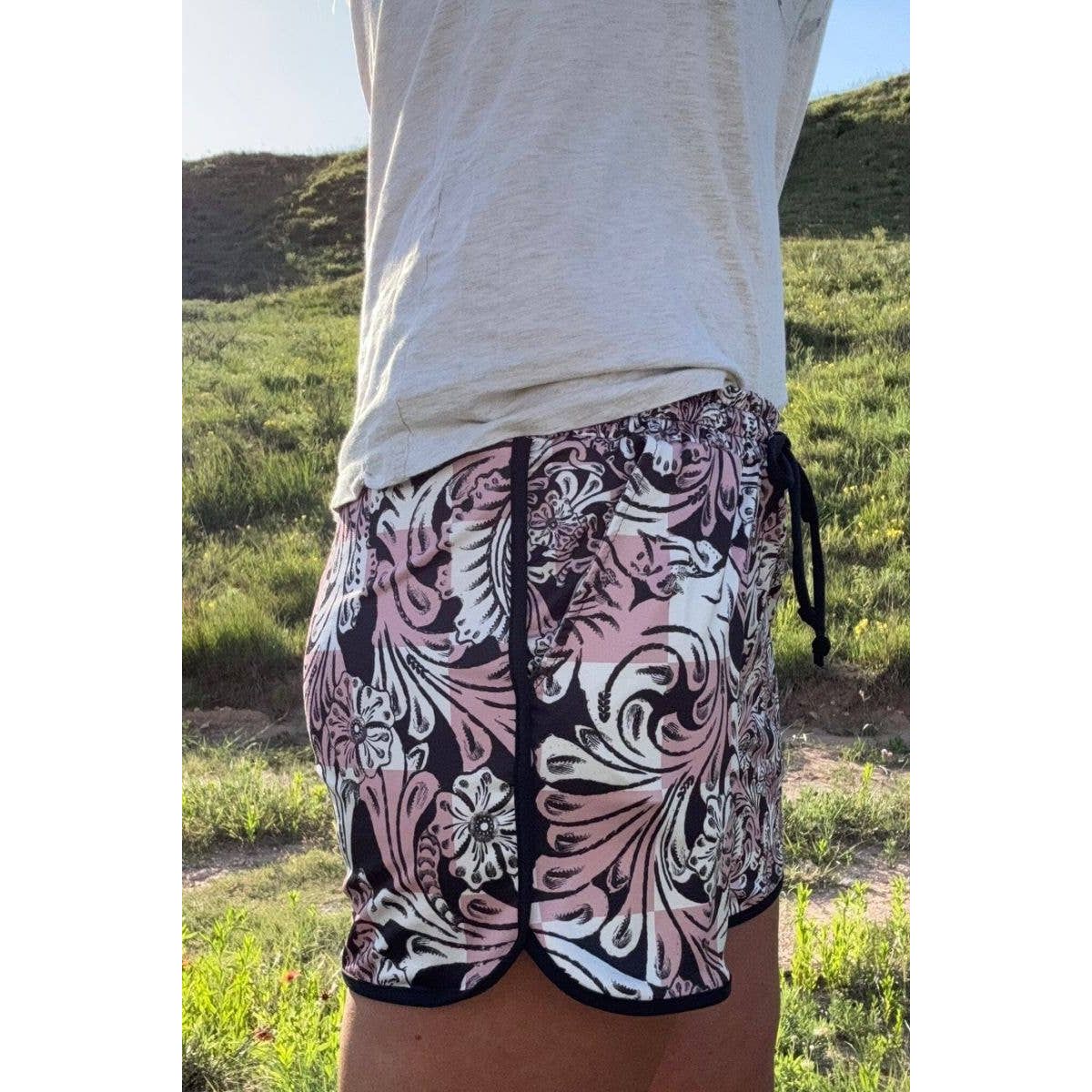 Checked In Tooled Shorts