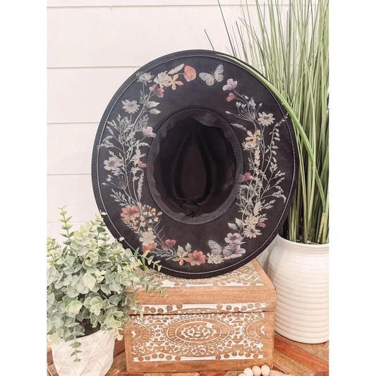 Floral Print Hat