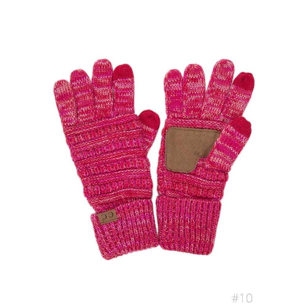 C.C Four Tone Touch Screen Compatible Gloves