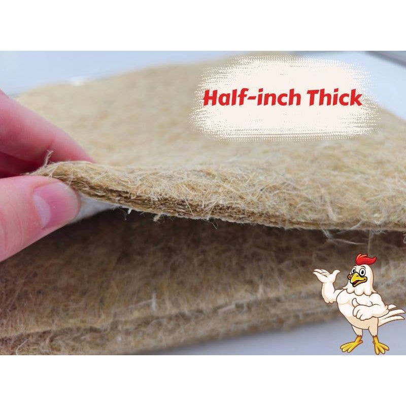 Hemp Fiber Laying Hen Nest Pads, Poultry Nesting Box Liners